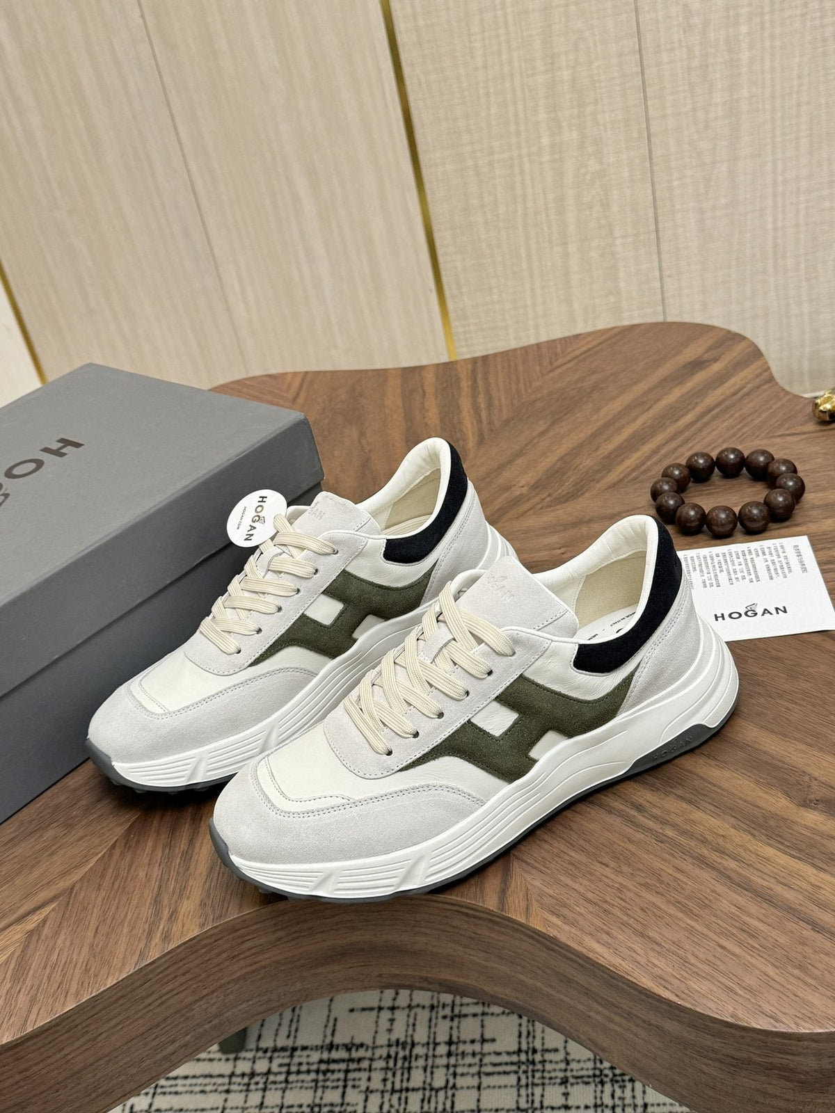 Hogan H-Stripes Platform Sneakers — front