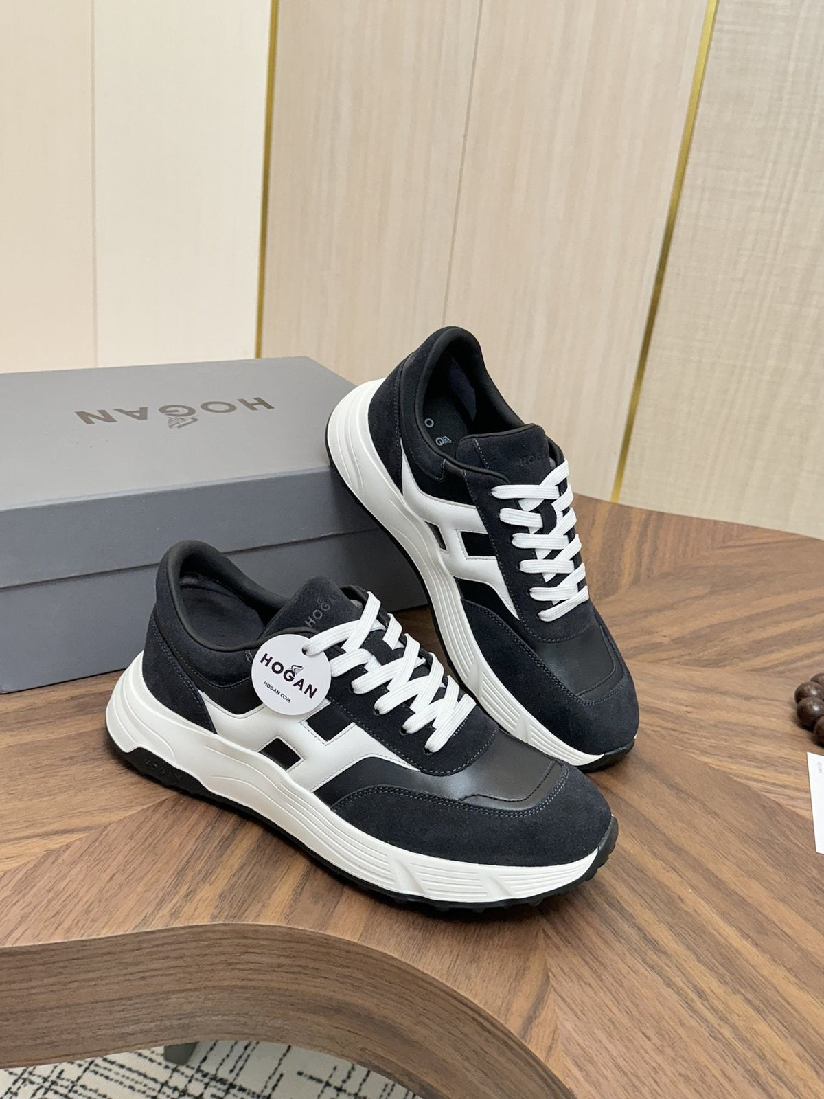 Hogan H-Stripes Platform Sneakers — front
