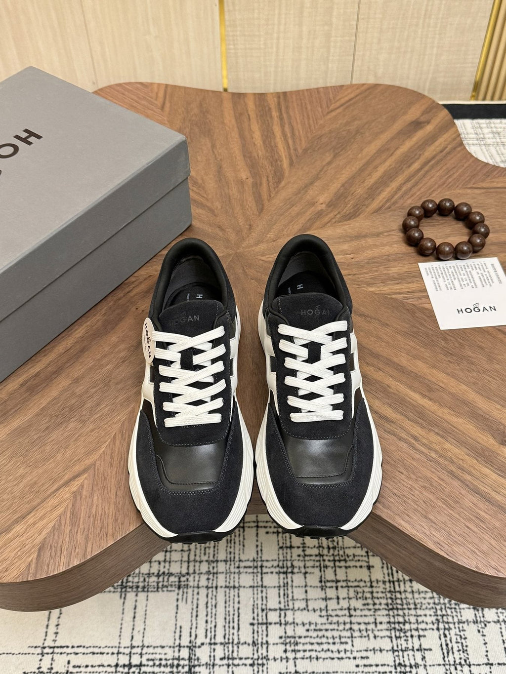 Hogan H-Stripes Platform Sneakers — front