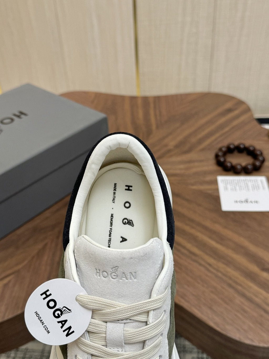 Hogan H-Stripes Platform Sneakers — side