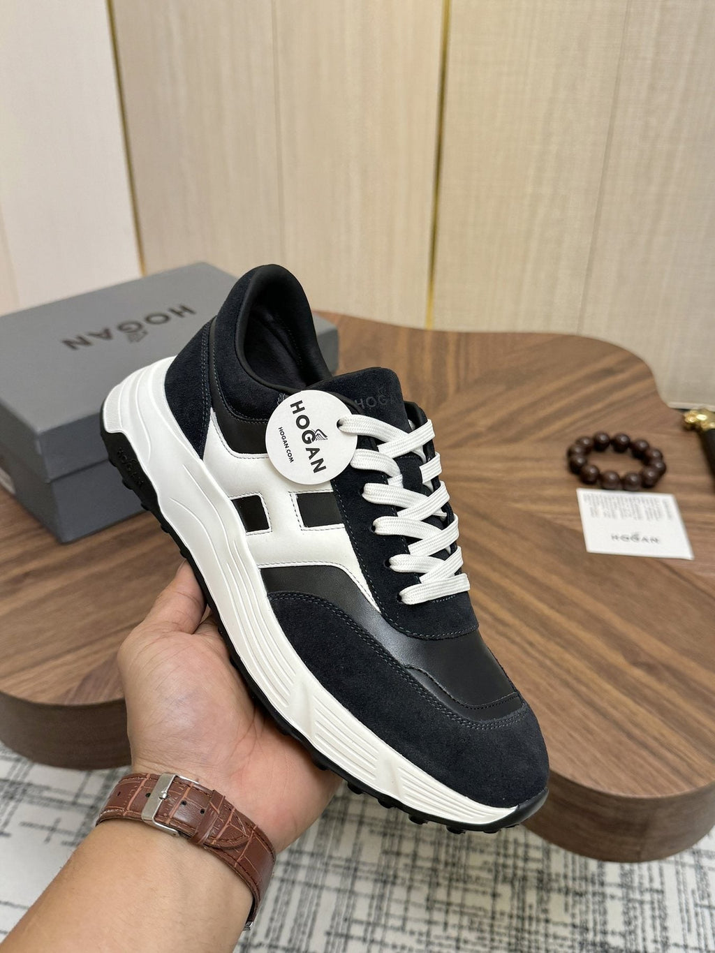 Hogan H-Stripes Platform Sneakers — model