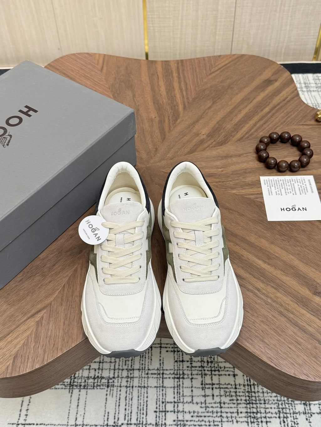 Hogan H-Stripes Platform Sneakers — front