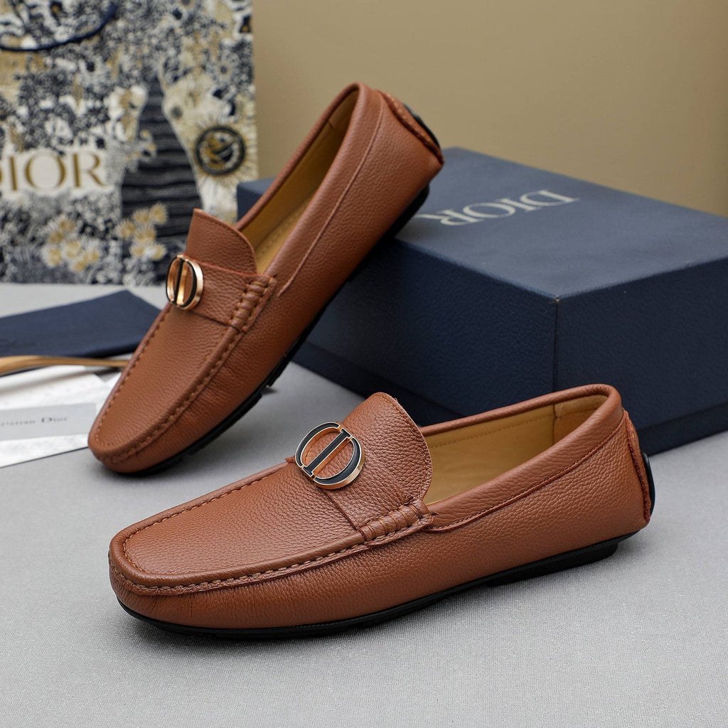 Dior CD Hardware Slip-On Loafers — front