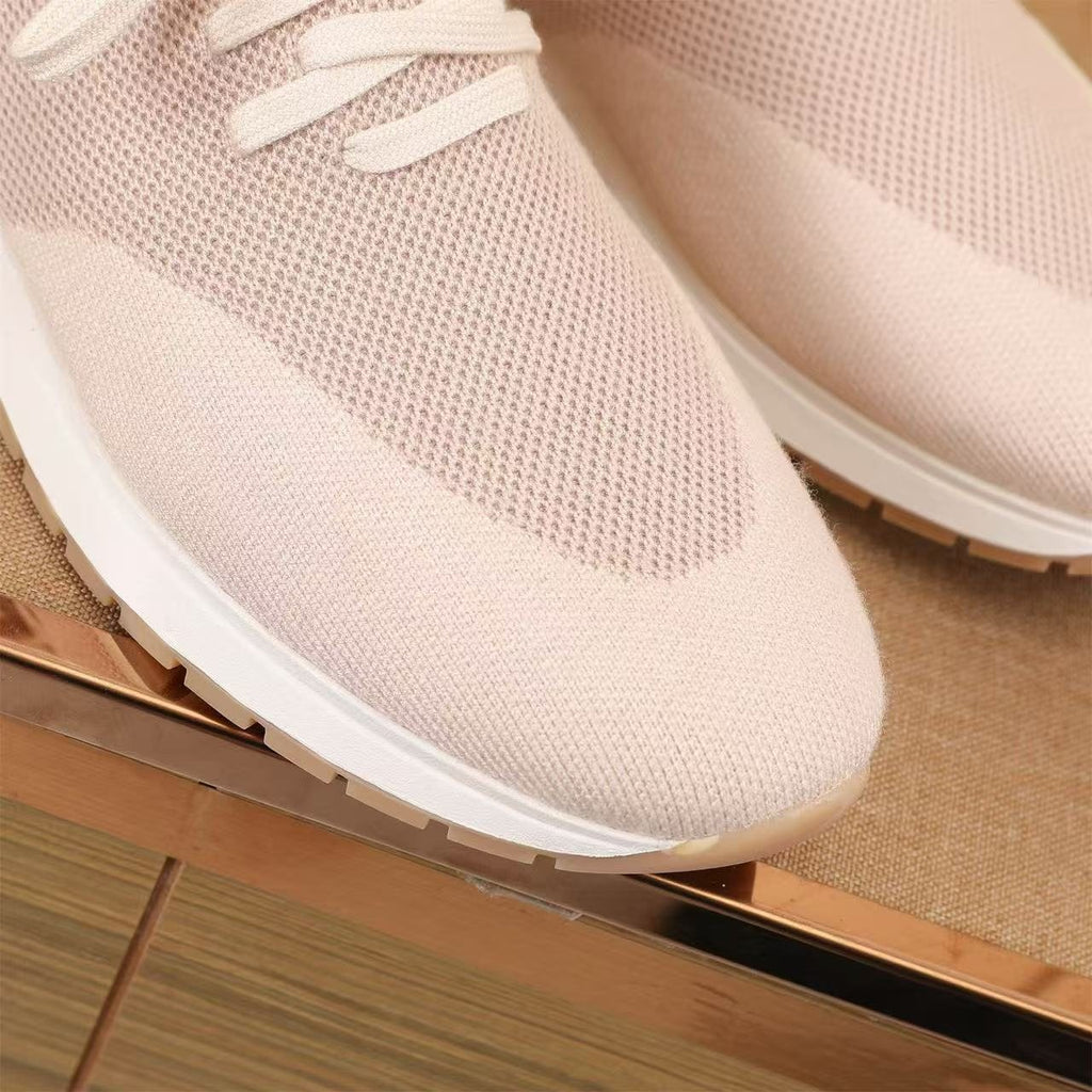 Loro Piana Flexy Walk Knit Sneakers — detail