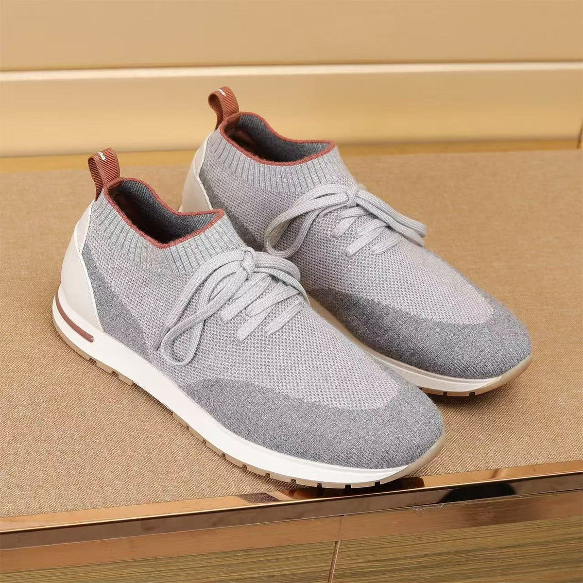 Loro Piana Flexy Walk Knit Sneakers — hero