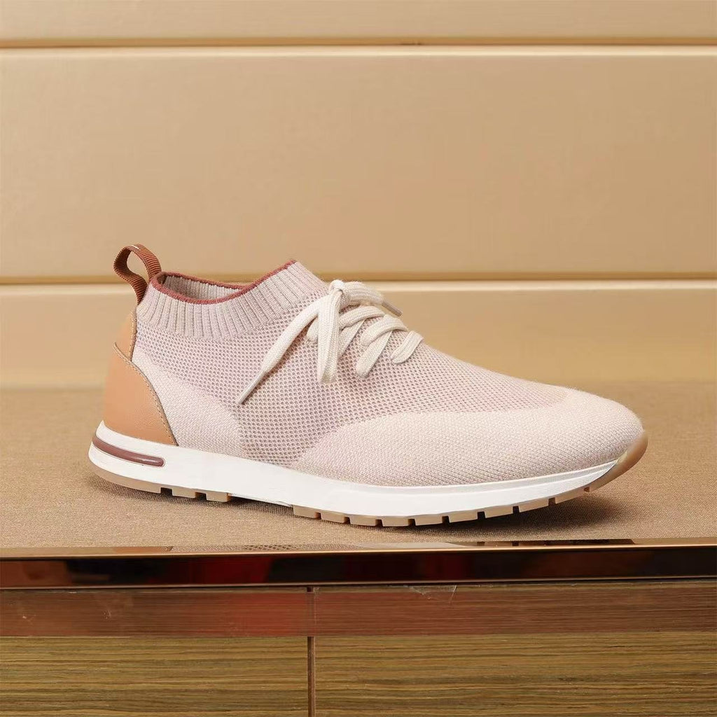 Loro Piana Flexy Walk Knit Sneakers — side