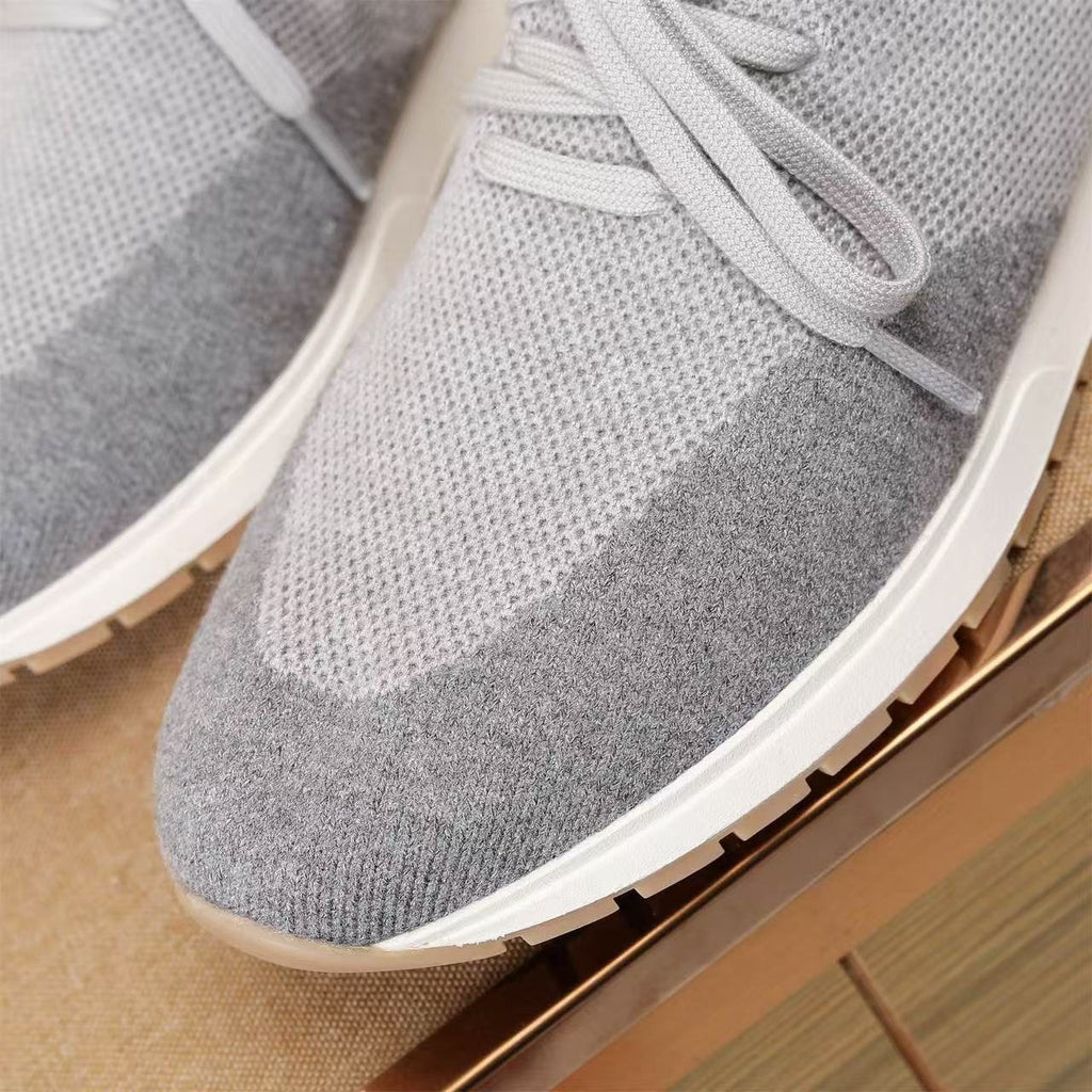 Loro Piana Flexy Walk Knit Sneakers — detail