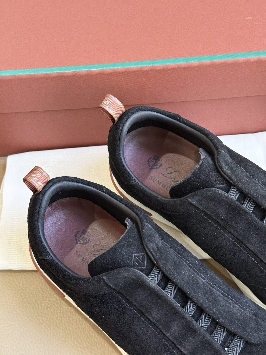 Loro Piana Slip-On Sneakers — front