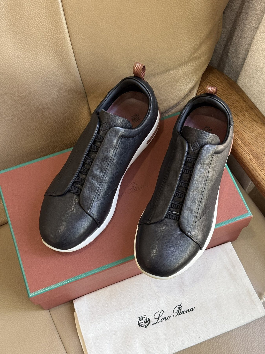 Loro Piana Slip-On Sneakers — front