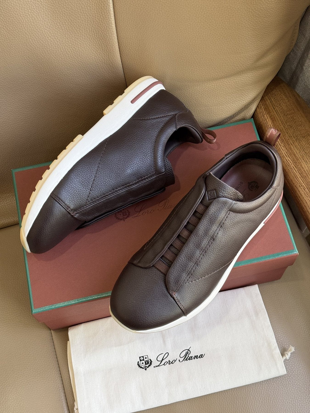 Loro Piana Slip-On Sneakers — side
