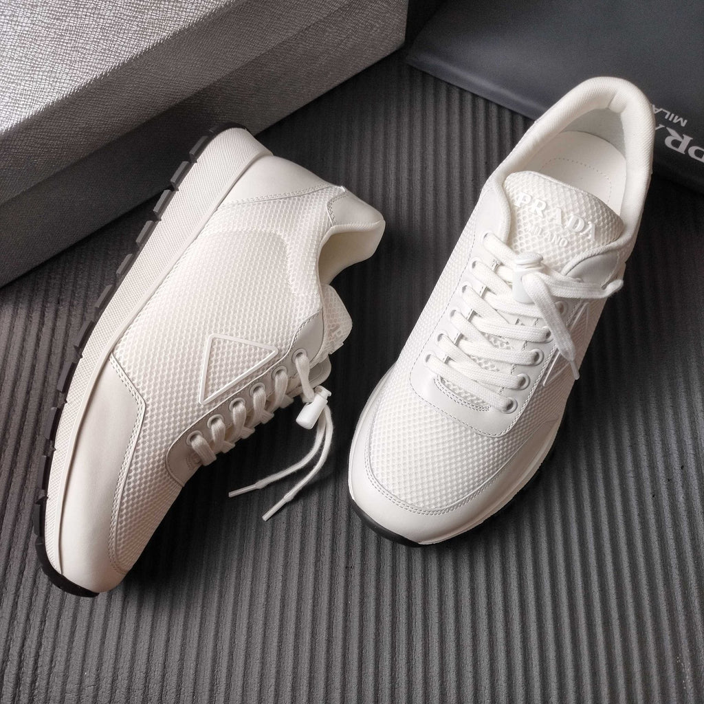 Prada Mesh Low-Top Sneakers — side