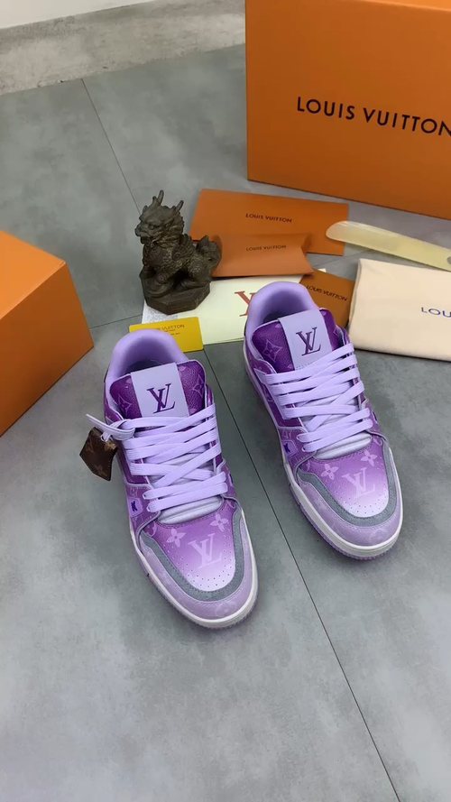 Louis Vuitton Lavender Purple Low-Top Sneakers — hero
