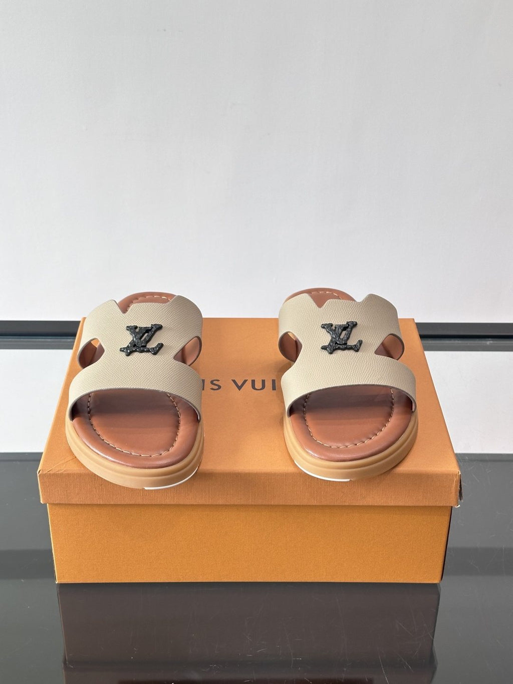 Louis Vuitton Isola Monogram Slide Sandals — hero