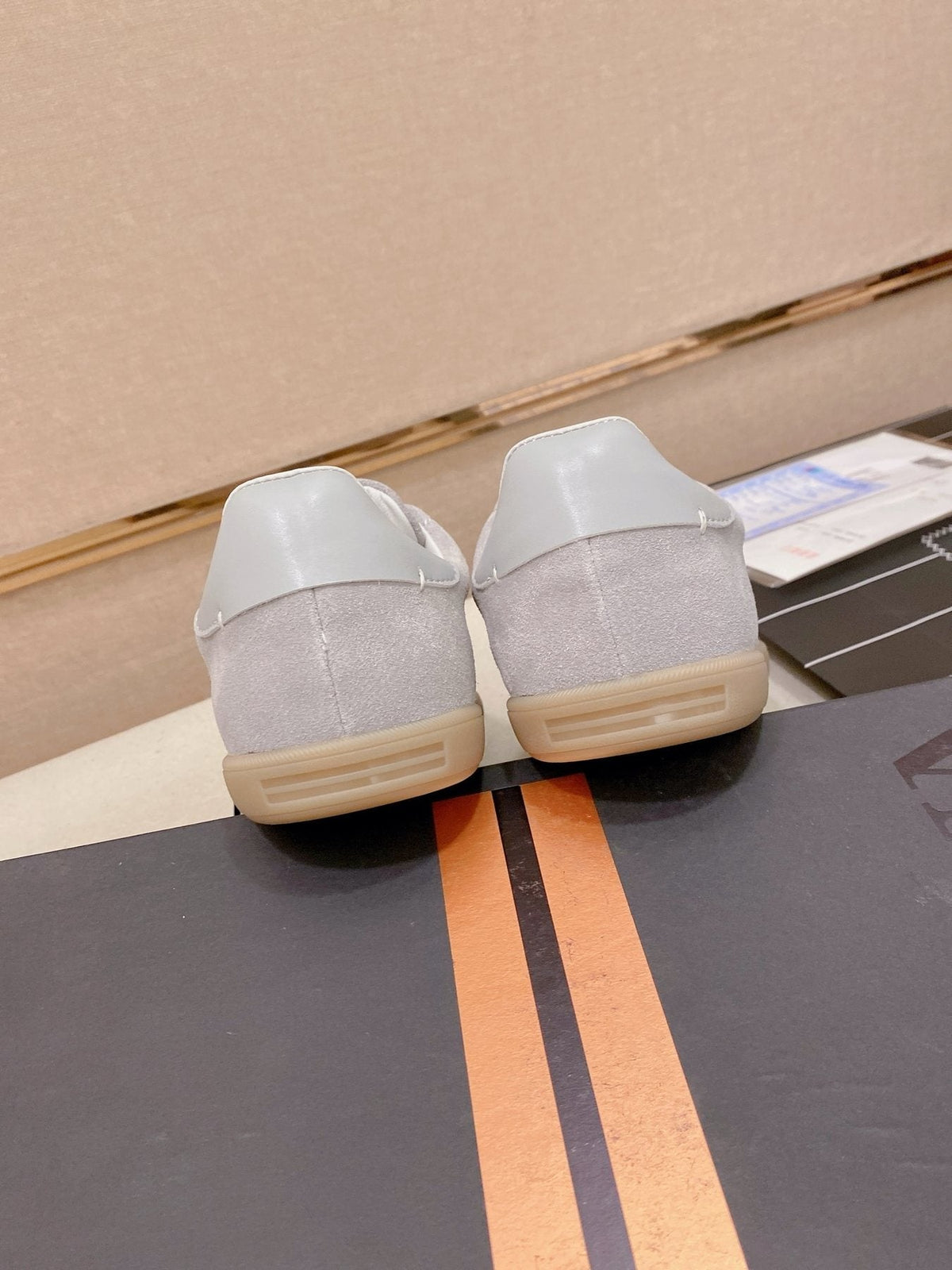Zegna Suede Low-Top Sneakers — back