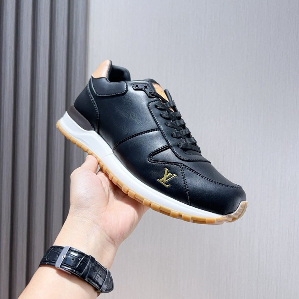 Louis Vuitton Two-Tone Low-Top Sneakers — model