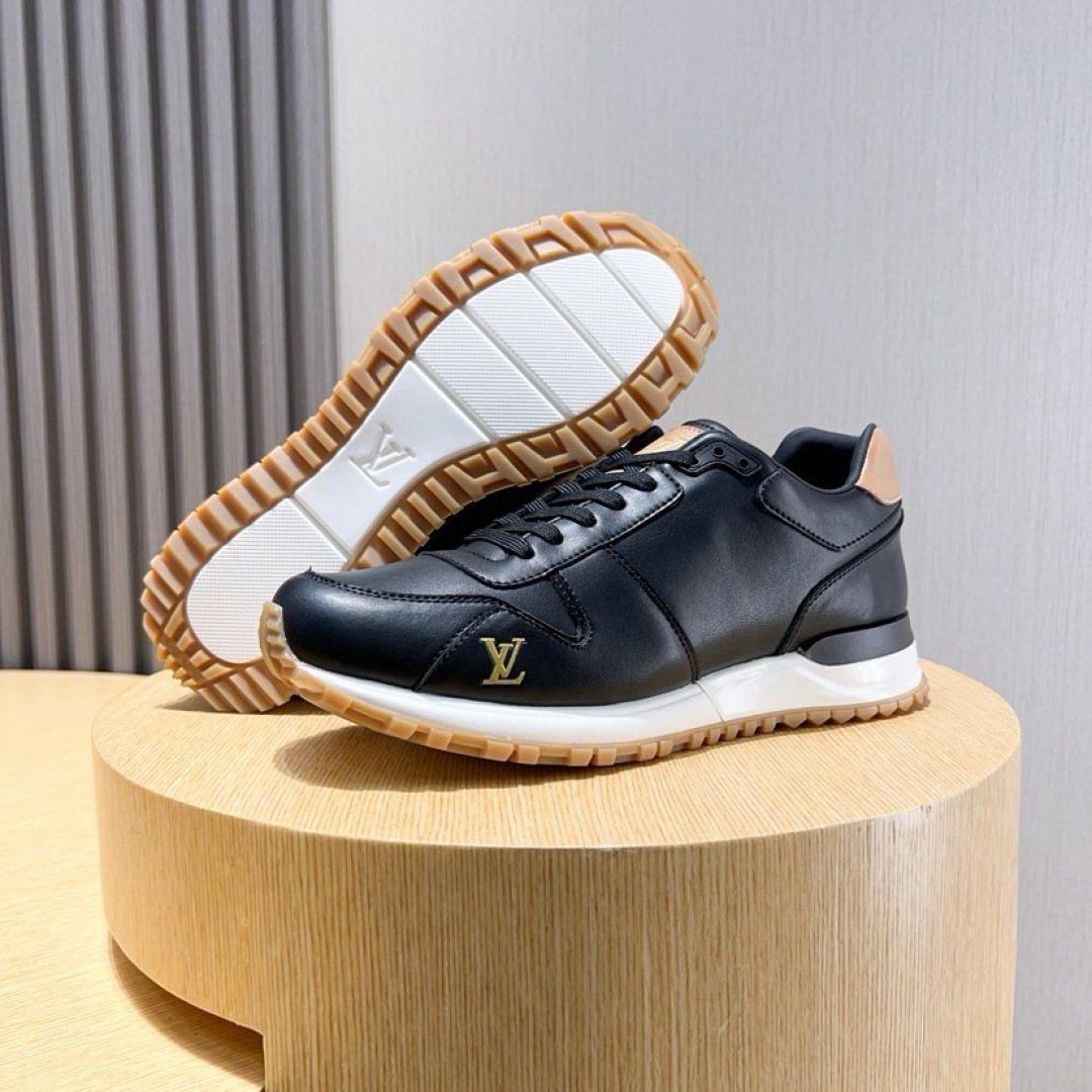 Louis Vuitton Two-Tone Low-Top Sneakers — front