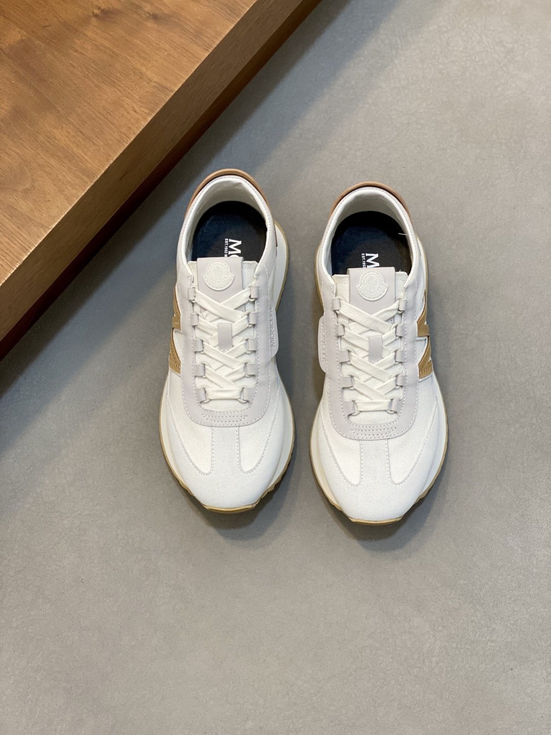 Moncler Men's Low-Top Mesh Sneakers — front