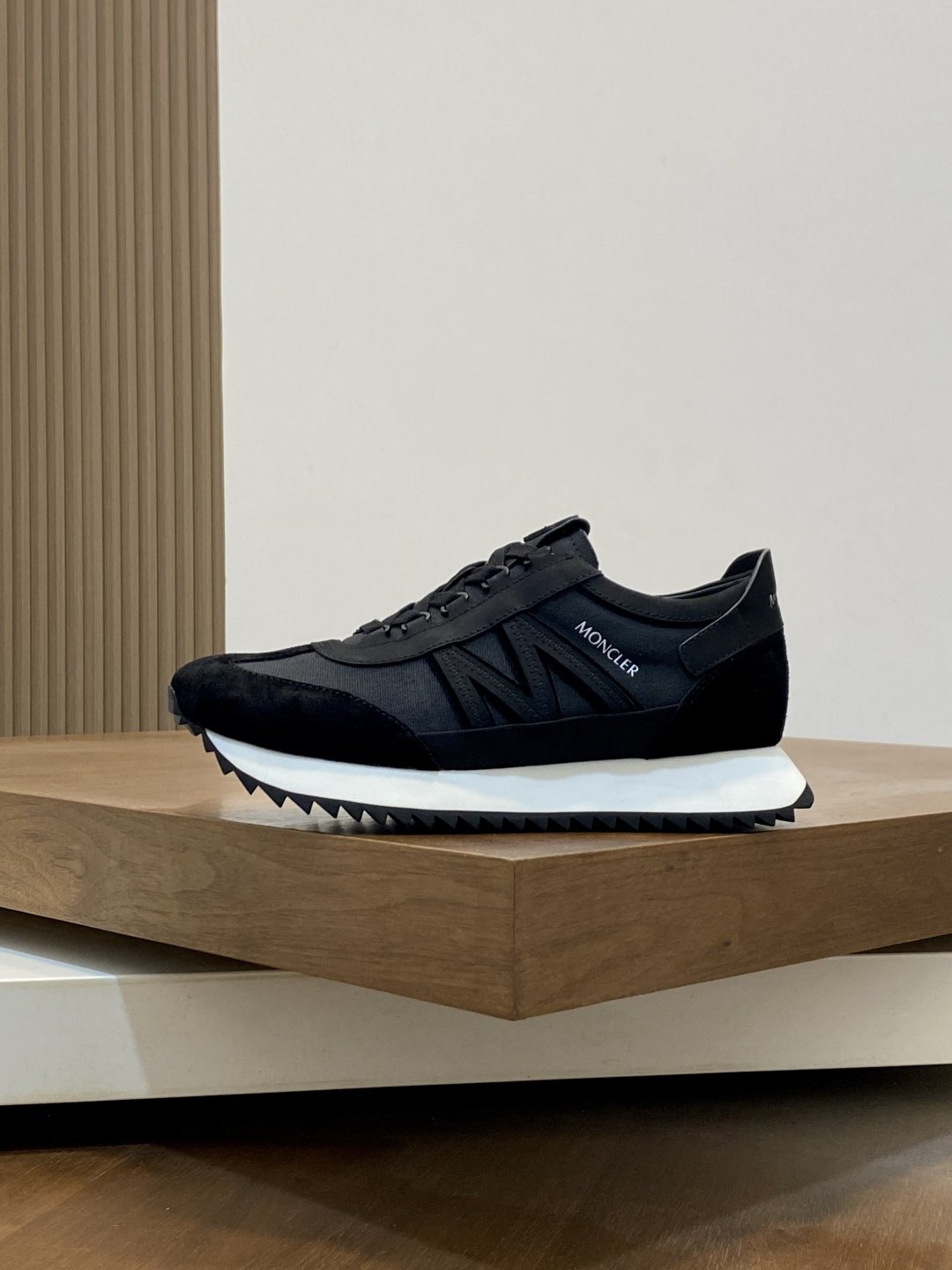 Moncler Men's Low-Top Mesh Sneakers — side