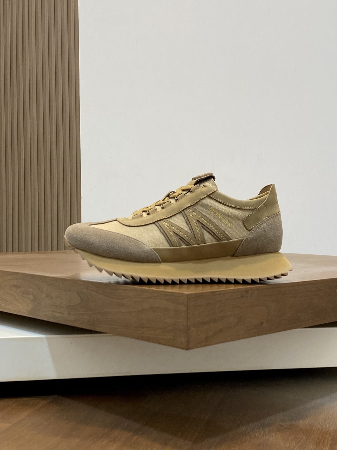 Moncler Men's Low-Top Mesh Sneakers — side