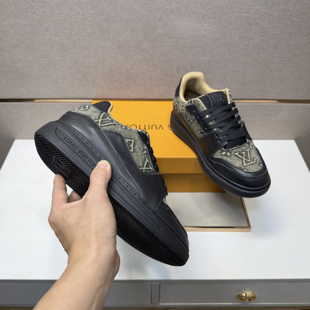 Louis Vuitton Panel Low-Top Sneakers — side