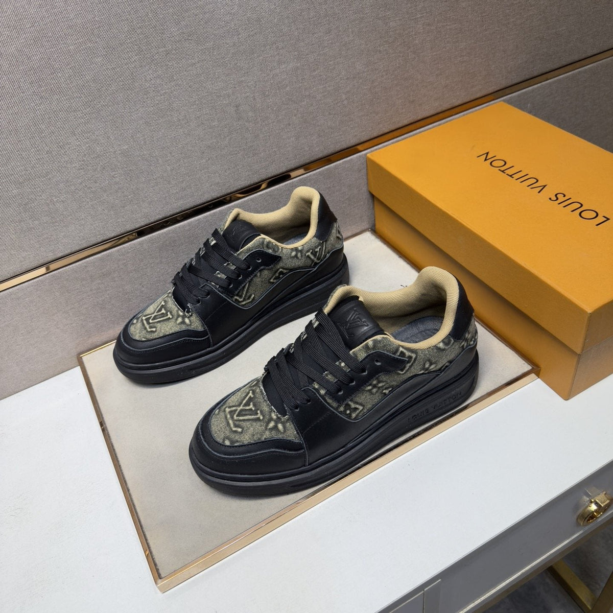 Louis Vuitton Panel Low-Top Sneakers — side