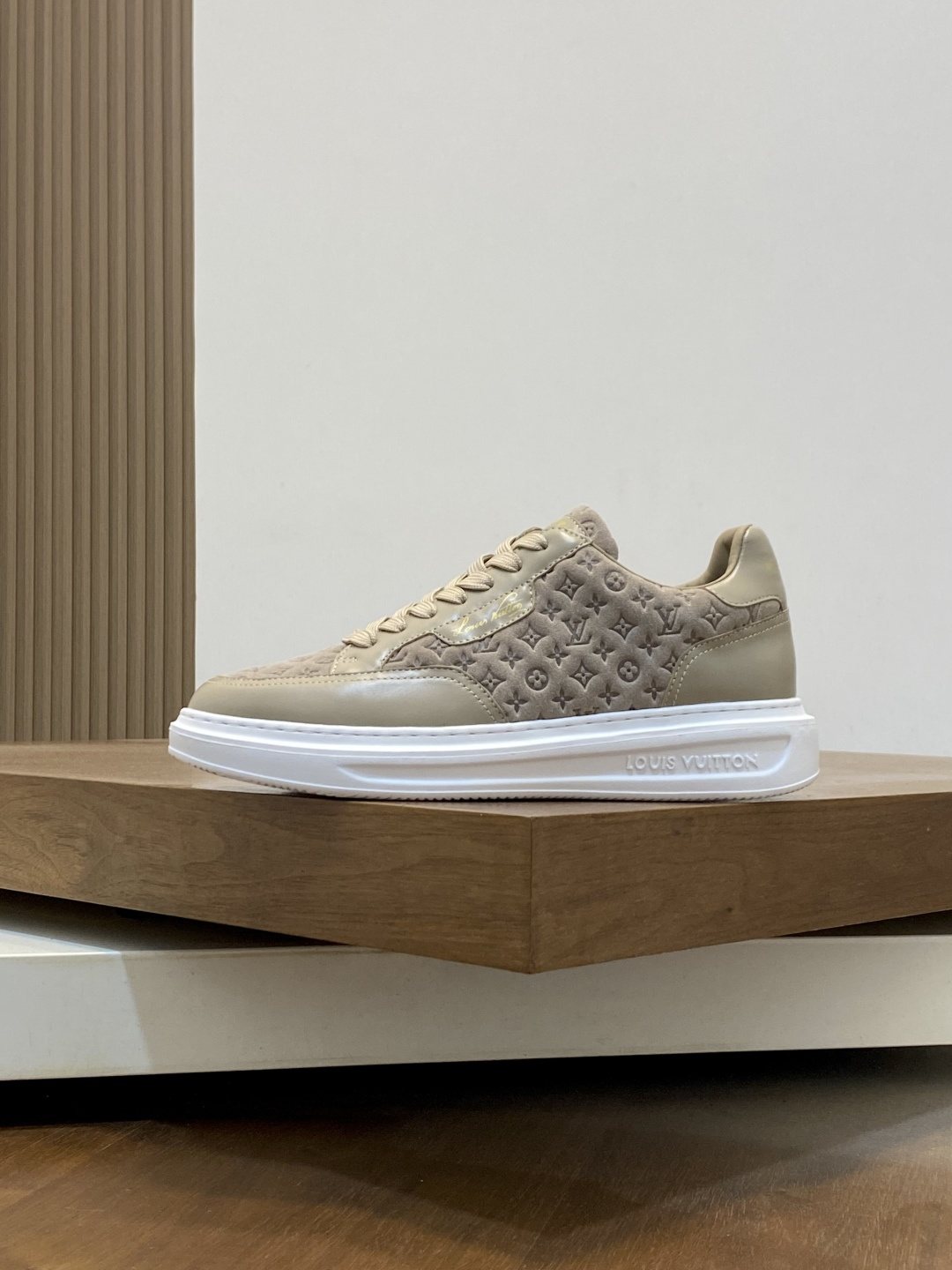 Louis Vuitton Monogram Low-Top Sneakers — side