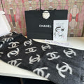 Chanel Reversible Logo Motif Scarf Shawl — hero