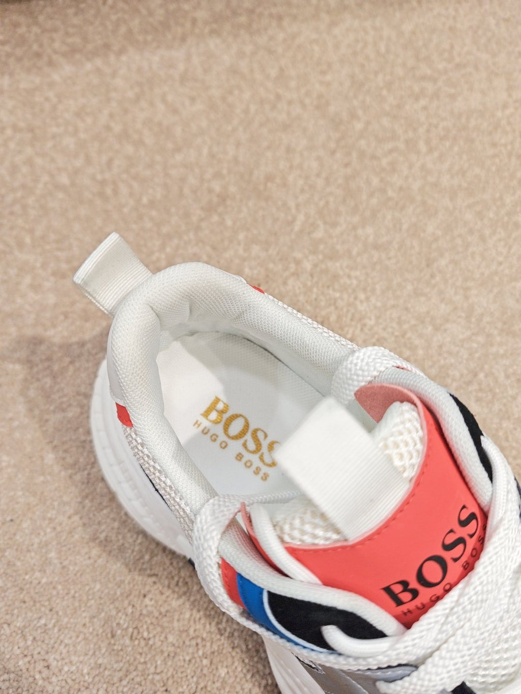 Hugo Boss Mesh Panel Sneakers — detail