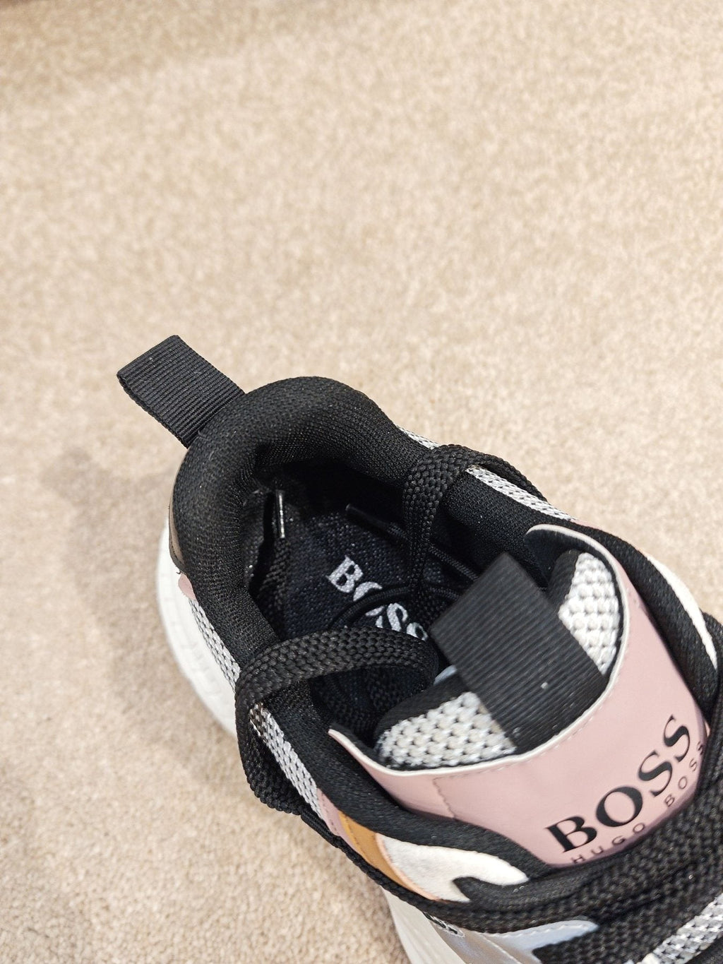 Hugo Boss Mesh Panel Sneakers — detail