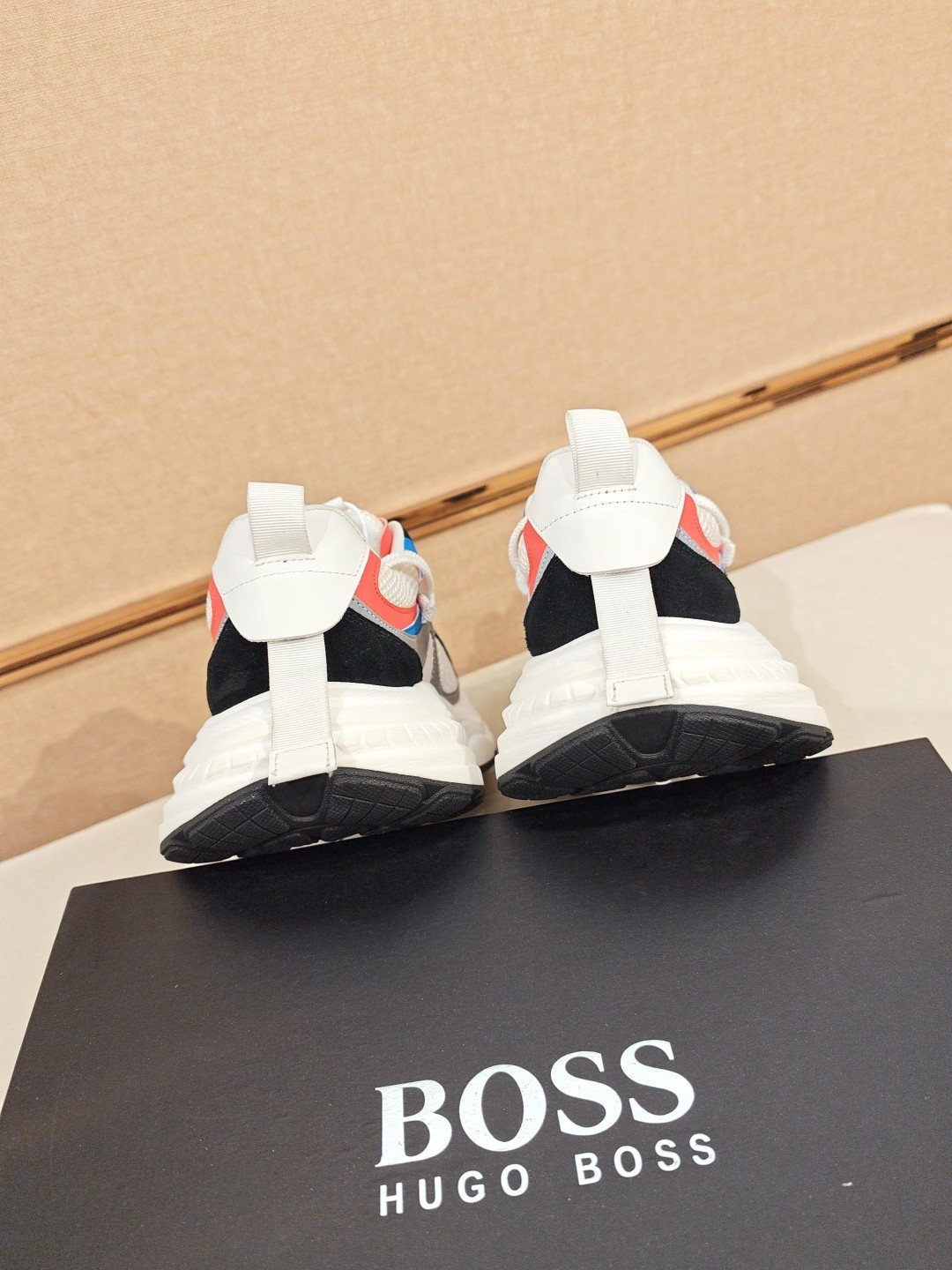 Hugo Boss Mesh Panel Sneakers — back