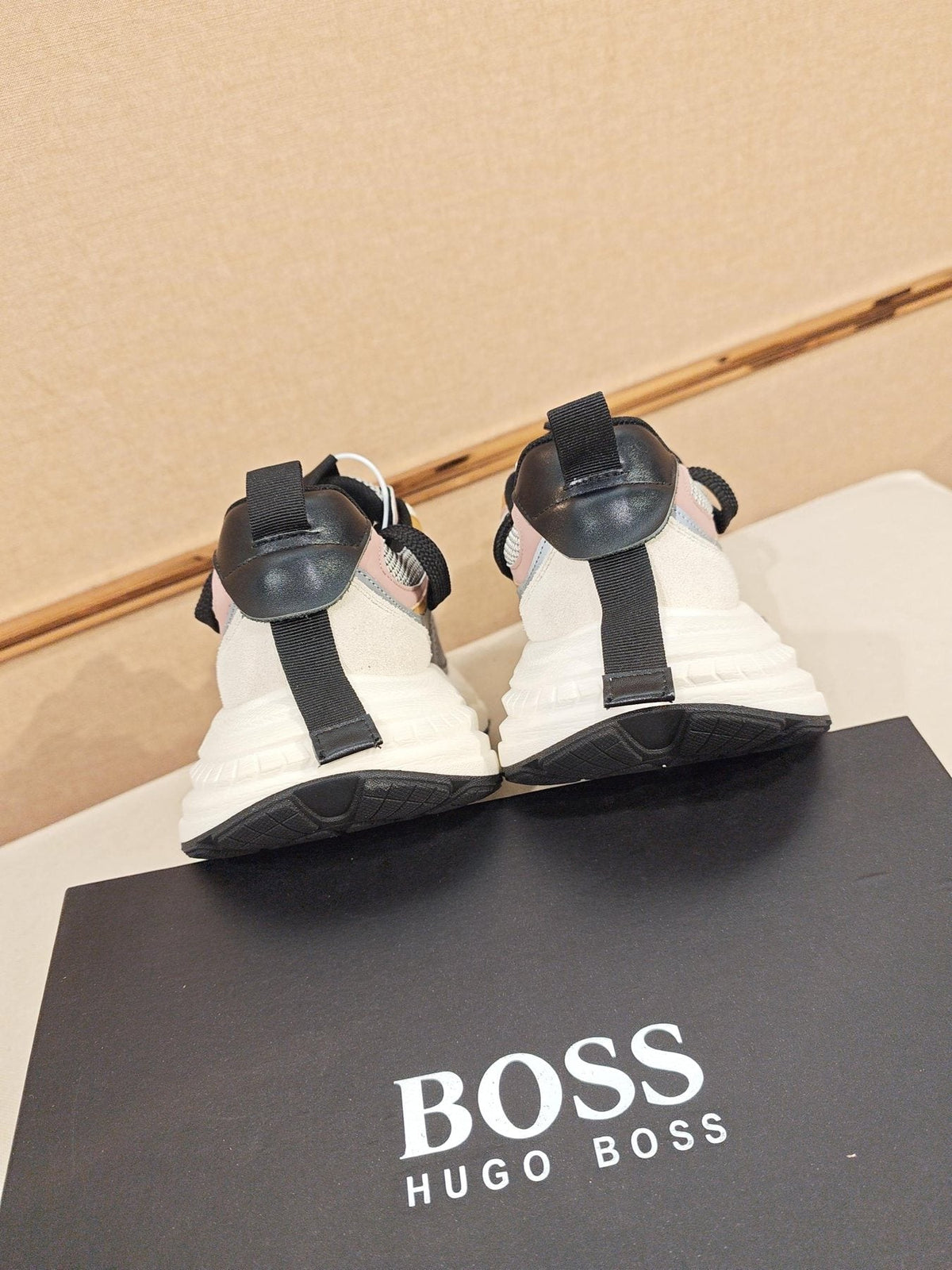 Hugo Boss Mesh Panel Sneakers — back