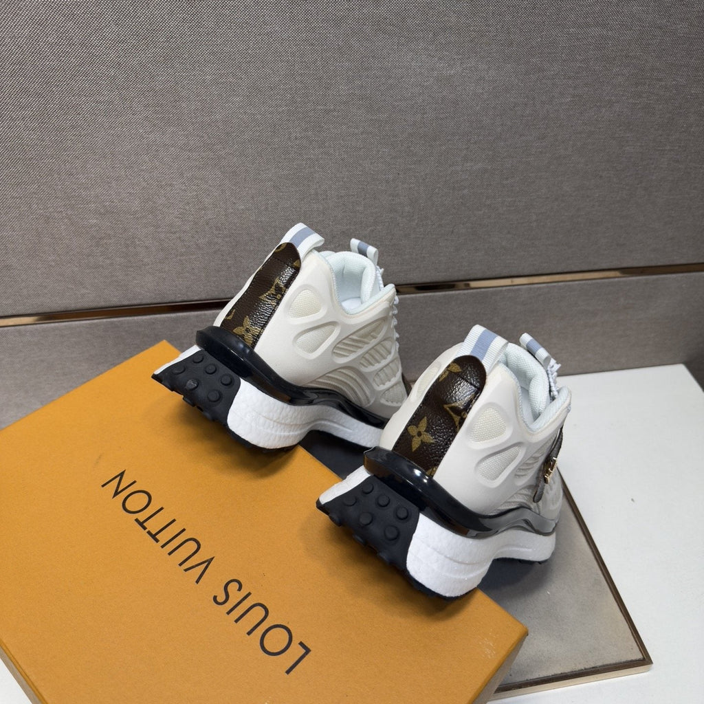 Louis Vuitton Patterned Low-Top Sneakers — back