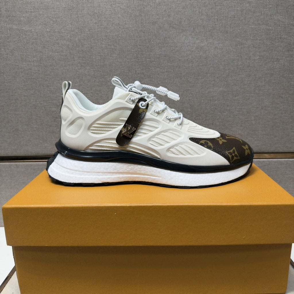 Louis Vuitton Patterned Low-Top Sneakers — side