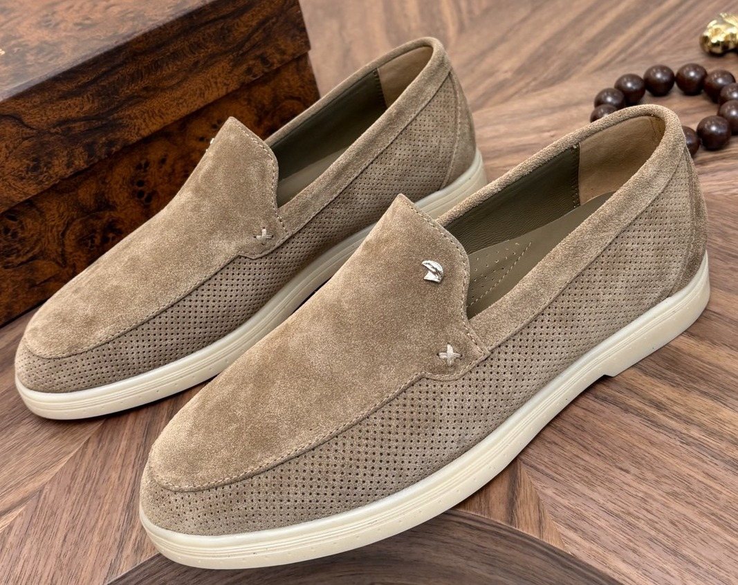Stefano Ricci Perforated Slip-On Shoes — hero