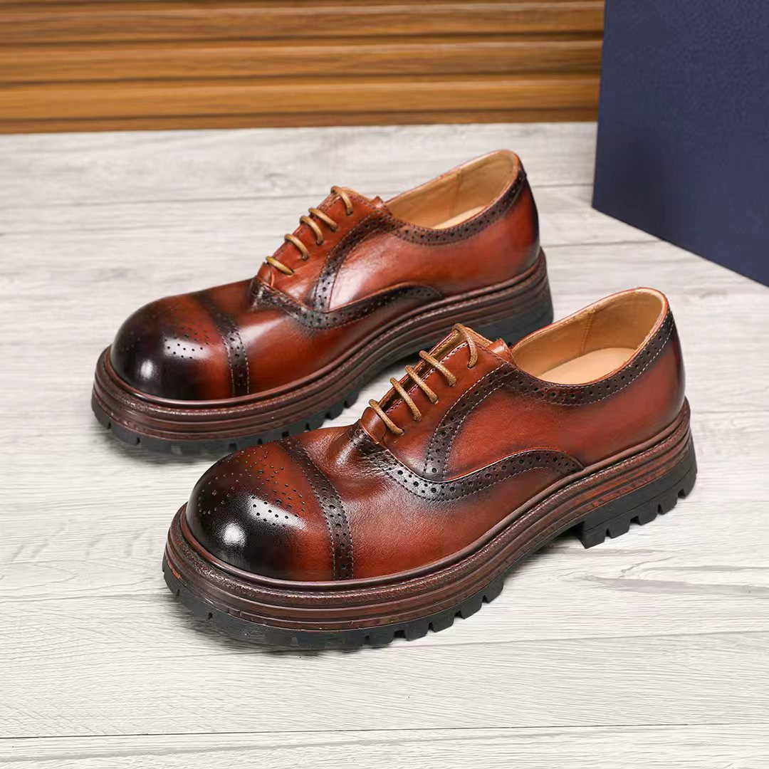 Dior Lace-Up Brogue Shoes — side