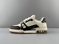 Louis Vuitton White & Black Low-Top Sneakers — hero