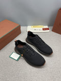 Loro Piana Tennis Walk Low-Top Sneakers — front