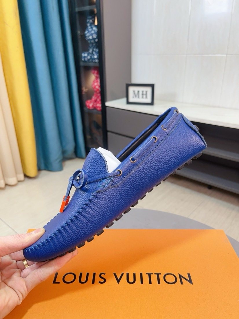Louis Vuitton Lace-Tie Driving Moccasins — side