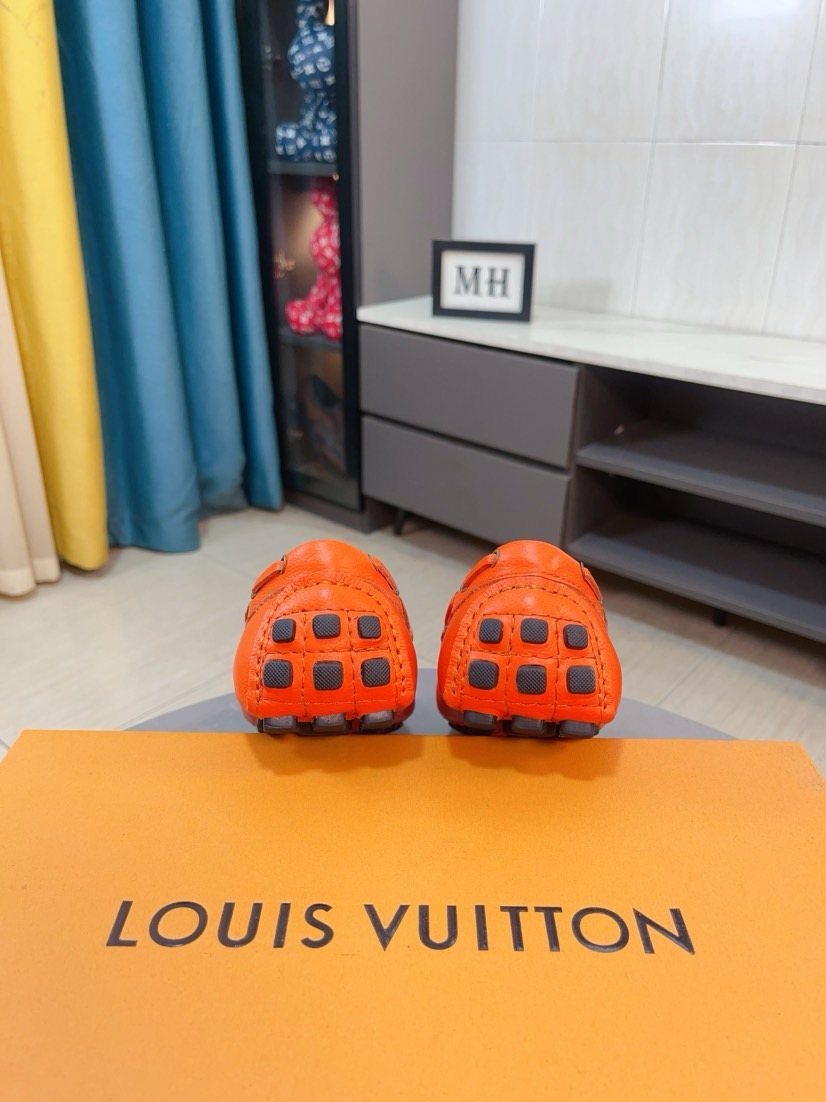 Louis Vuitton Lace-Tie Driving Moccasins — back