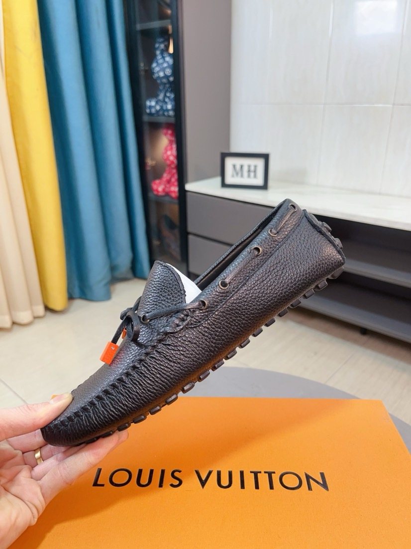 Louis Vuitton Lace-Tie Driving Moccasins — side
