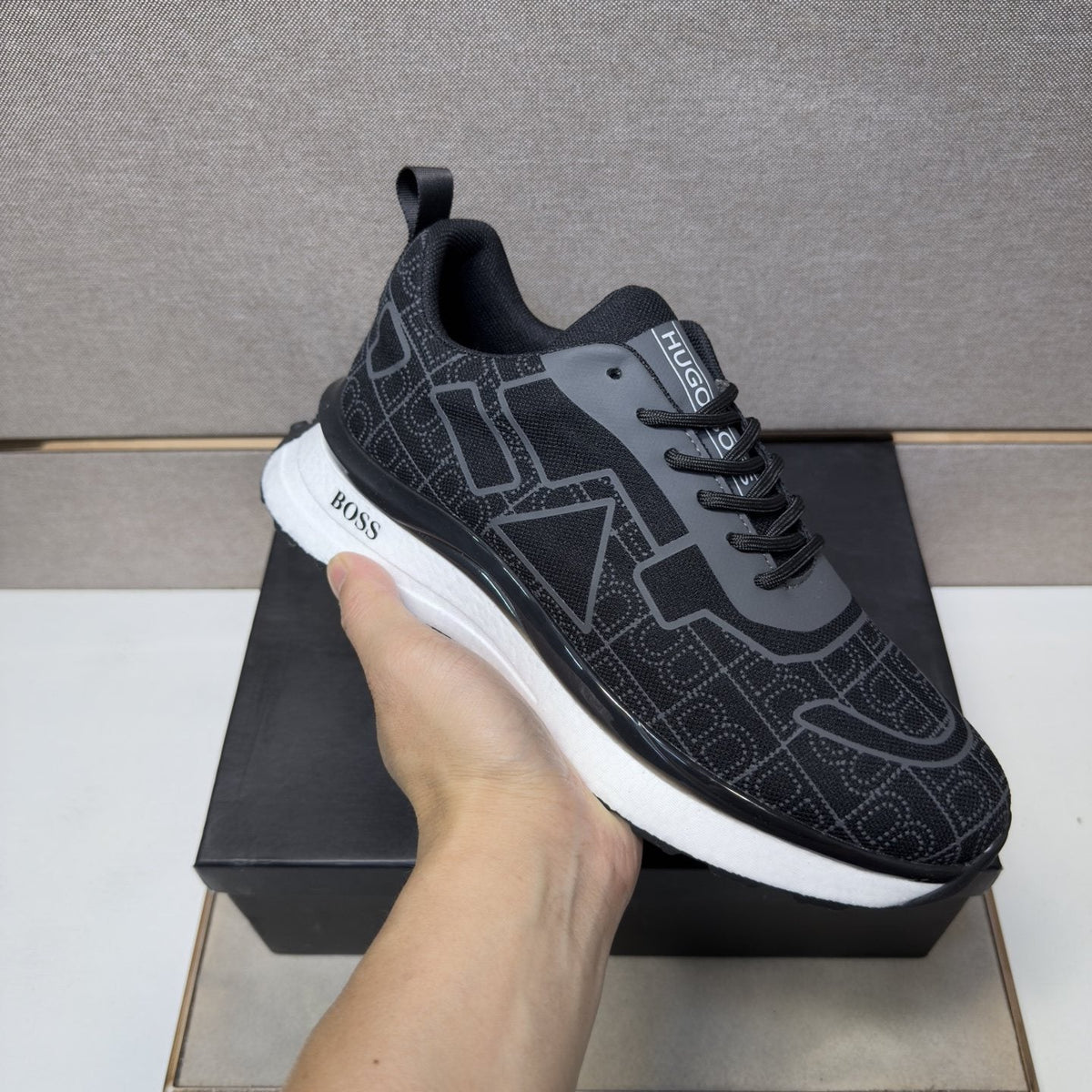 Hugo Boss Graphic Panel Sneakers — model