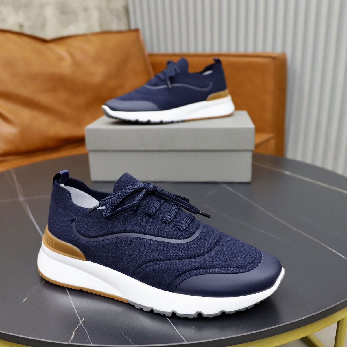 Brunello Cucinelli Low-Top Lace-Up Sneakers — side