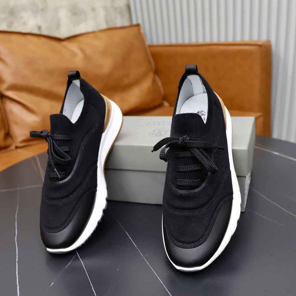 Brunello Cucinelli Low-Top Lace-Up Sneakers — hero