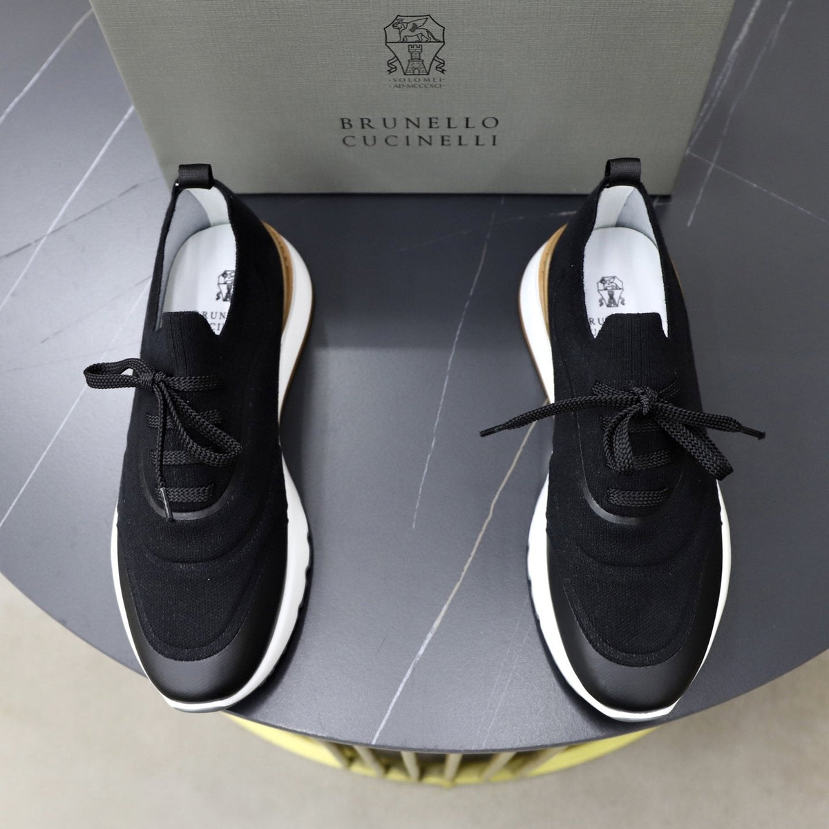Brunello Cucinelli Low-Top Lace-Up Sneakers — front