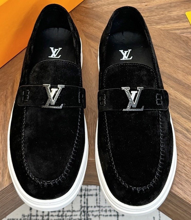 Louis Vuitton LV Logo Slip-On Shoes — hero