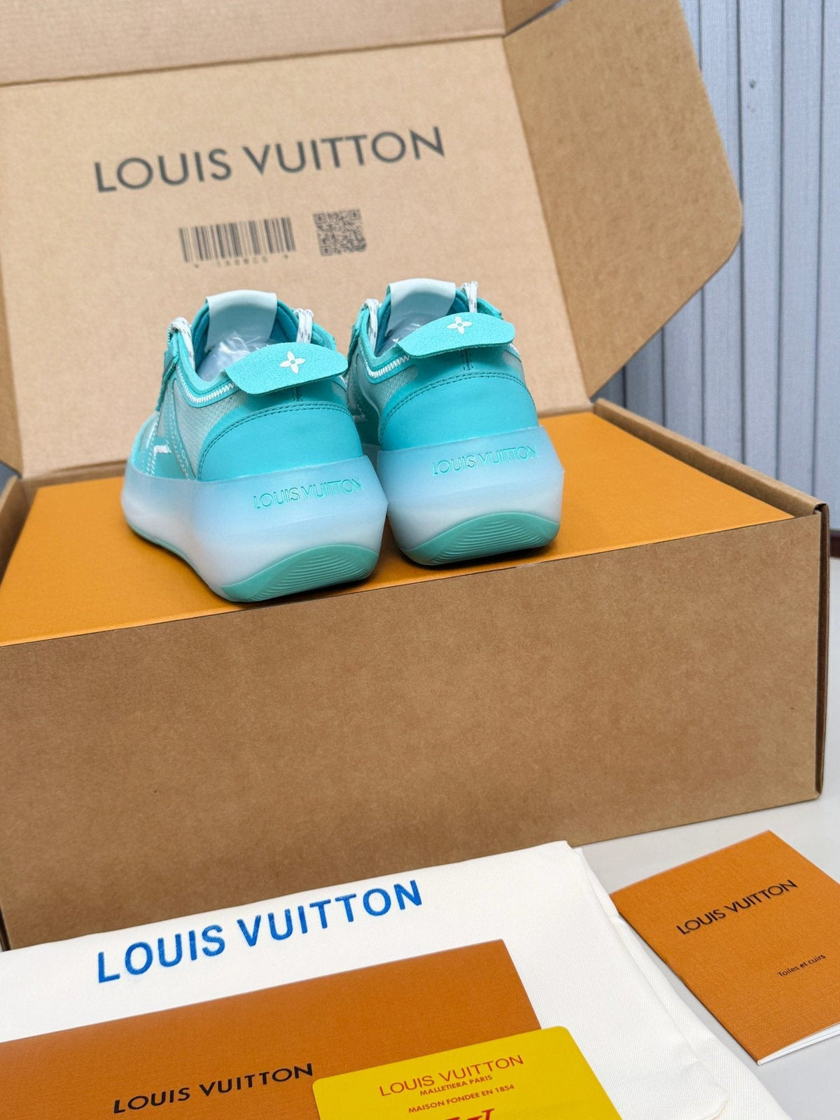 Louis Vuitton Sprint Mesh Sneakers — back
