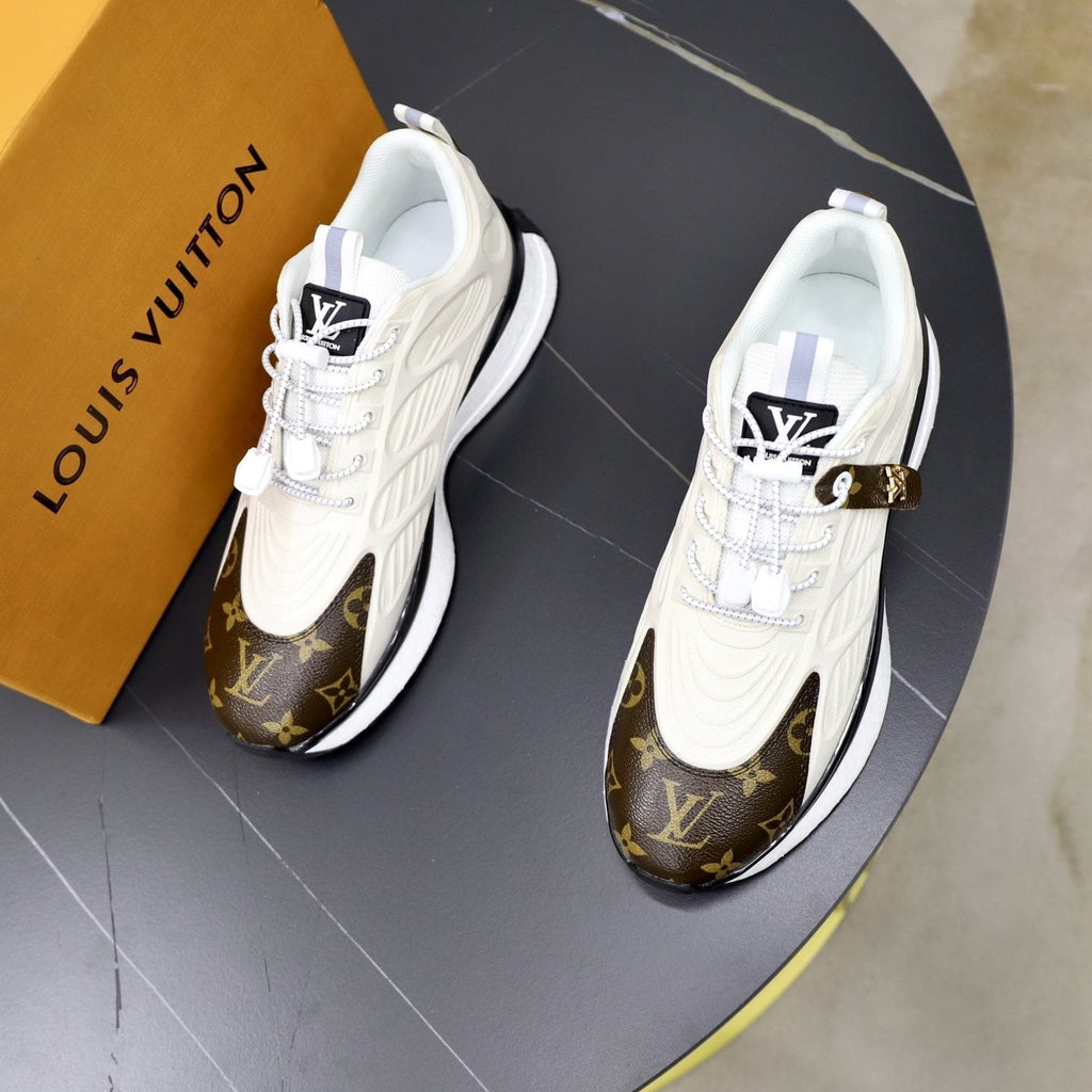 Louis Vuitton Men's Monogram Panel Sneakers — front
