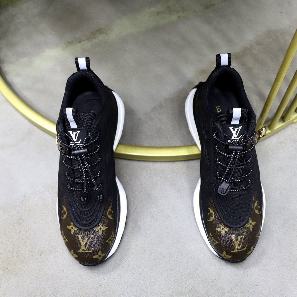 Louis Vuitton Men's Monogram Panel Sneakers — front
