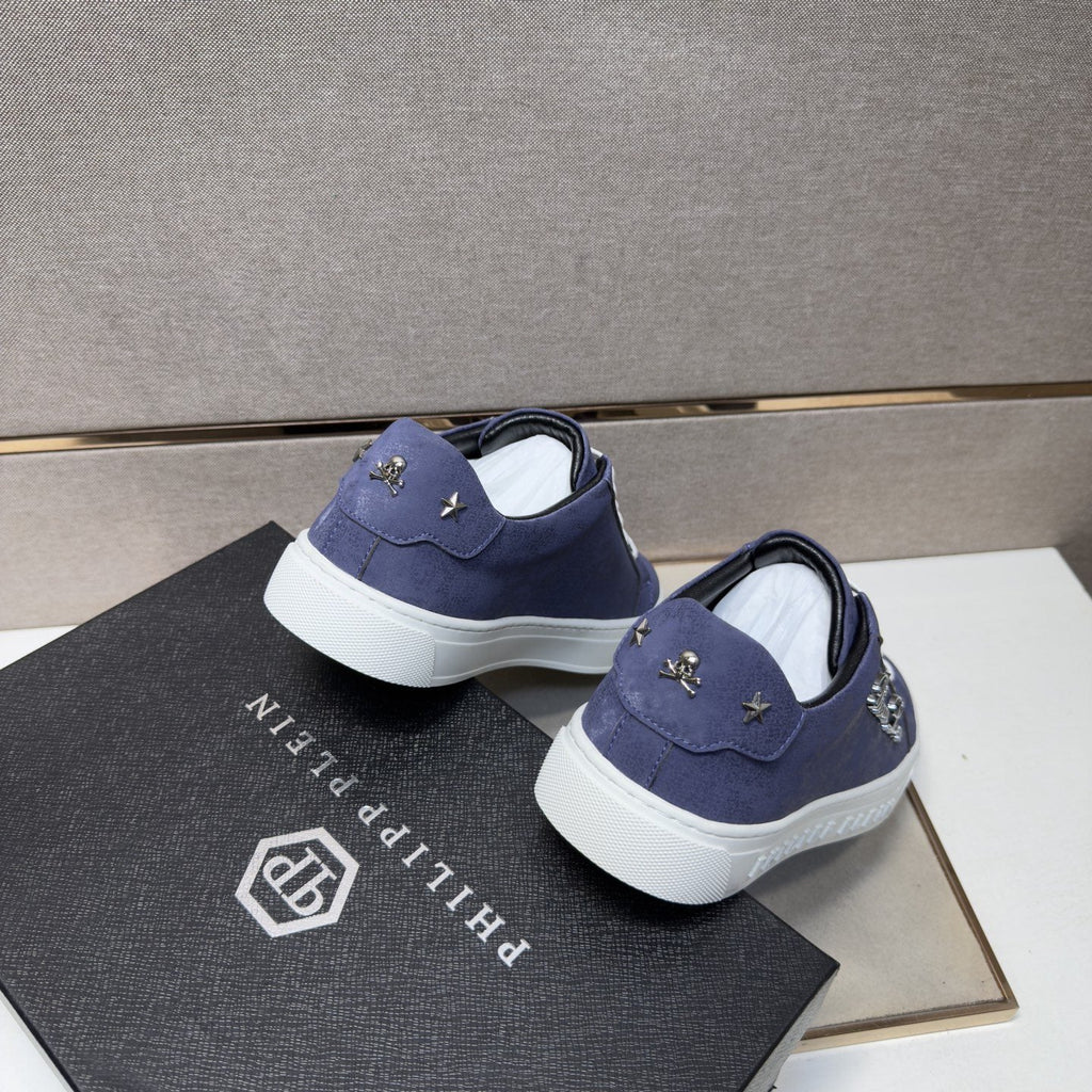 Philipp Plein Script Detail Low-Top Sneakers — back
