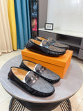 Louis Vuitton Patterned Vamp Loafers — hero